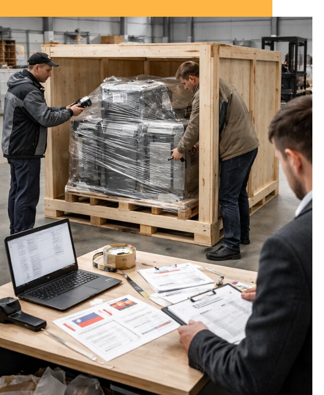 Доставка промышленного оборудования из США от 65735 руб