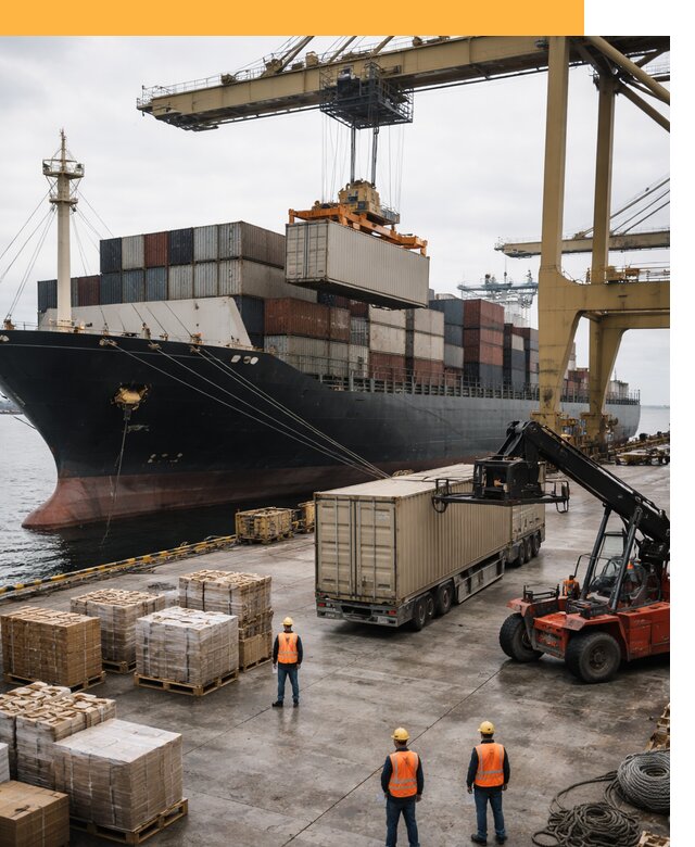 Морские перевозки из Индии: доставка FCL/LCL, таможня от 121356