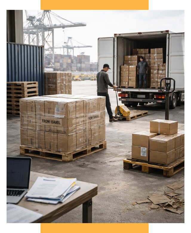 Доставка грузов из Израиля от 15170 р., логистика от СетСервис-Рбц