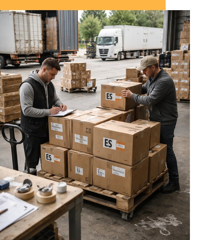 Доставка грузов в Испанию автотранспортом от 35396 руб