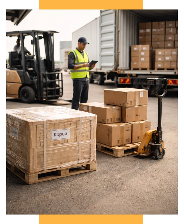 Доставка грузов в Корею из России от 35396 р. | СетСервис-Рбц
