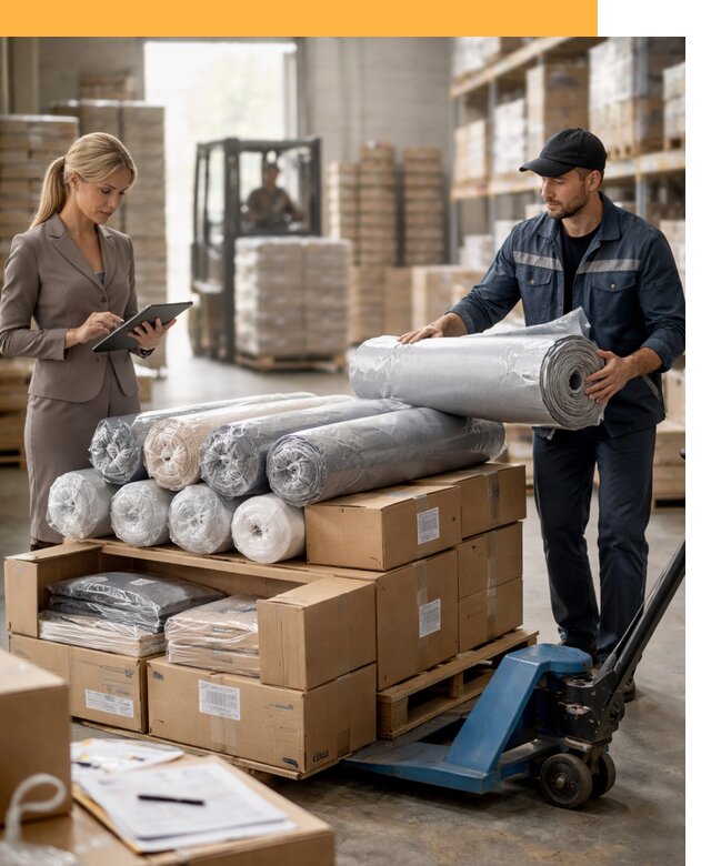 Перевозка текстиля по миру от 15170 руб. с таможней и страхованием