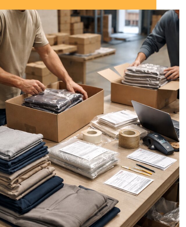 Перевозка одежды по миру от 7585 руб. с таможенным оформлением