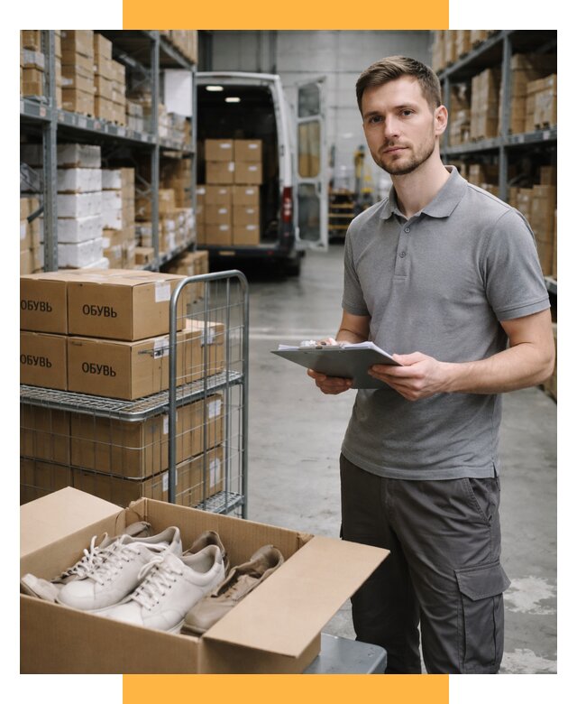 Доставка обуви из Китая и Турции от 4551 р. СетСервис-Рбц