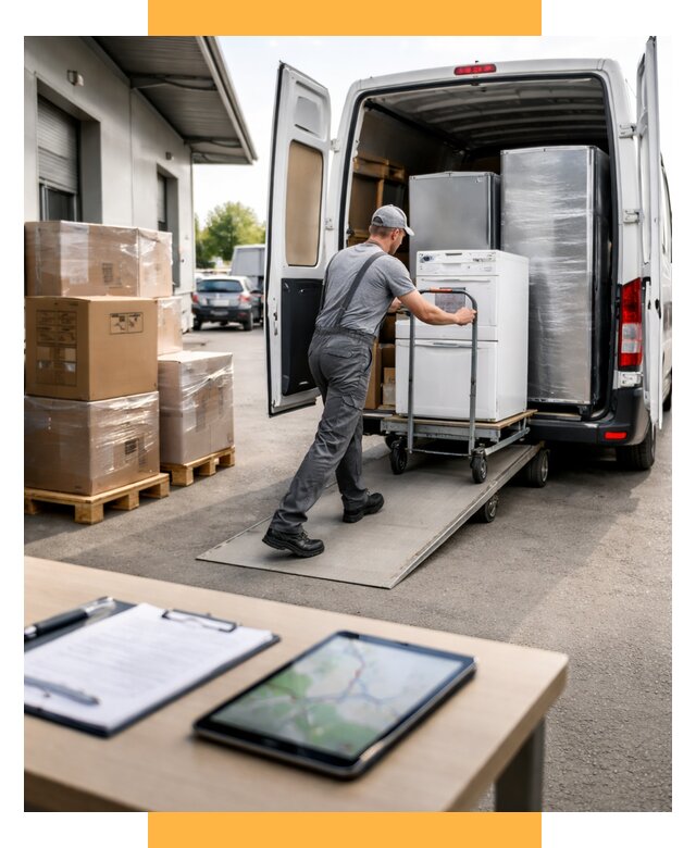 Перевозка бытовой техники от 6573 р. - логистика СетСервис-Рбц