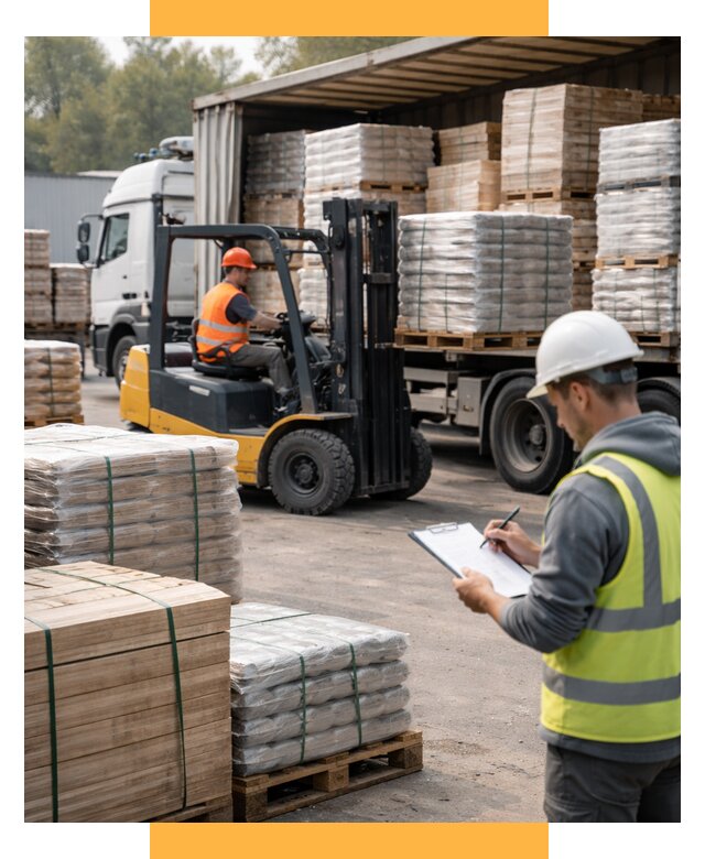 Перевозка строительных материалов от 5562 р. | СетСервис-Рбц