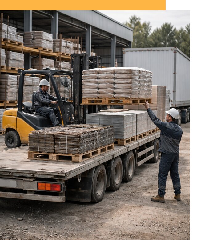 Перевозка строительных материалов по миру от 5562 руб