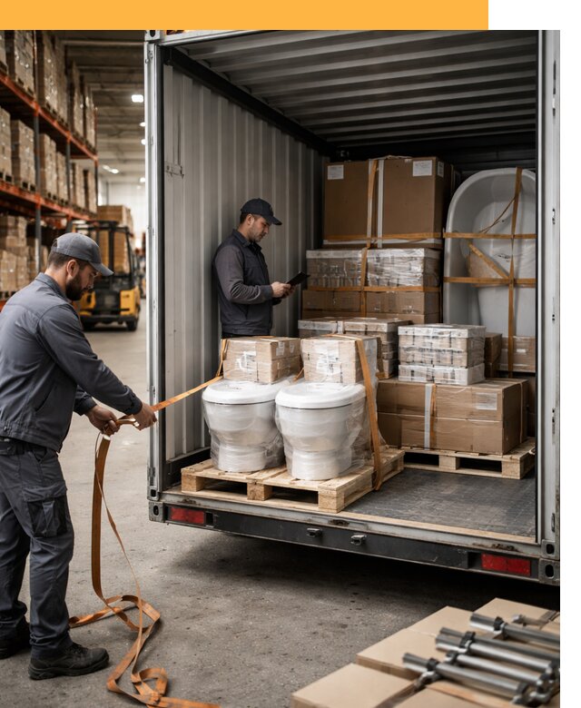 Перевозка сантехнического оборудования по России и миру от 1820