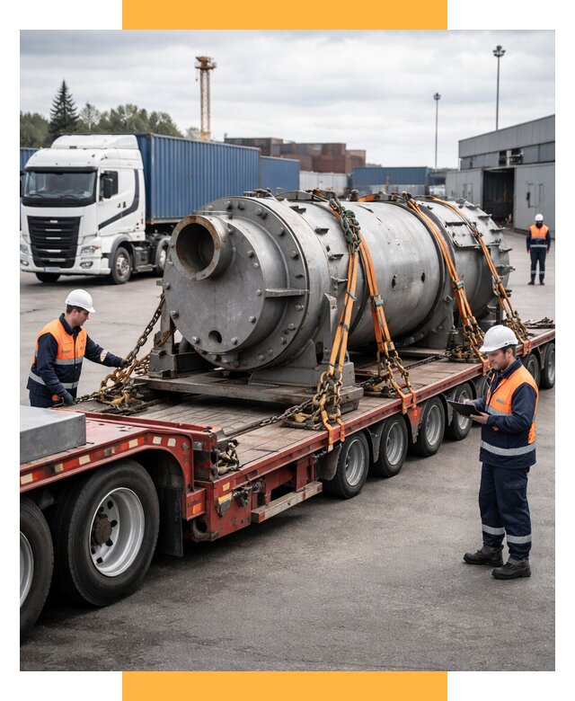 Перевозка тяжеловесных грузов под ключ от 151695 р. | СетСервис-Рбц