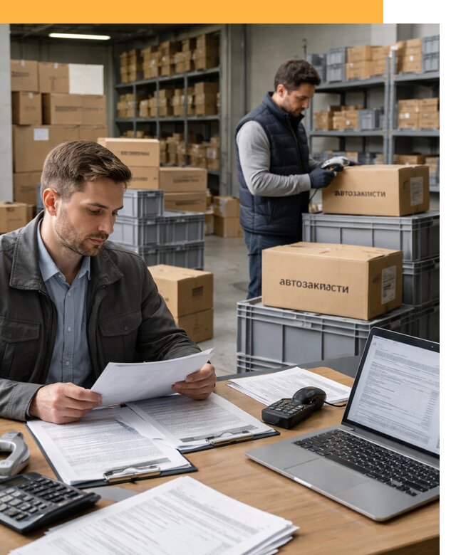 Таможенное оформление автозапчастей по выгодным тарифам от 8596