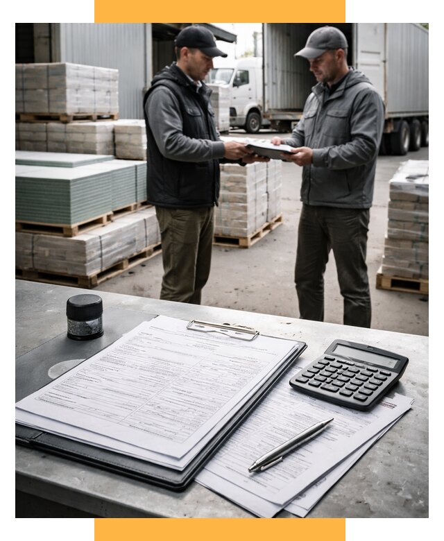 Таможенное оформление стройматериалов от 8596 р. | СетСервис-Рбц