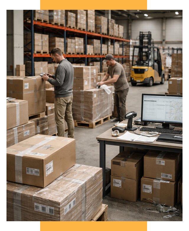 Склад консолидации в Европе от 6573 р., услуги СетСервис-Рбц