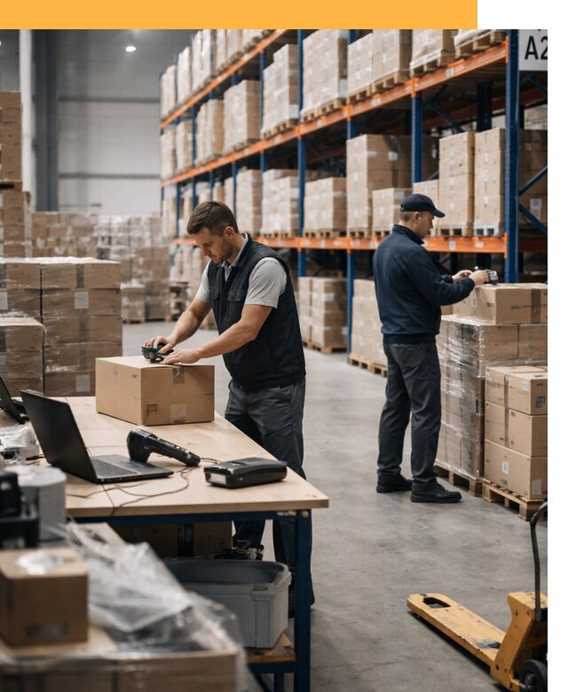 Склад консолидации в Европе: хранение, сортировка от 6573